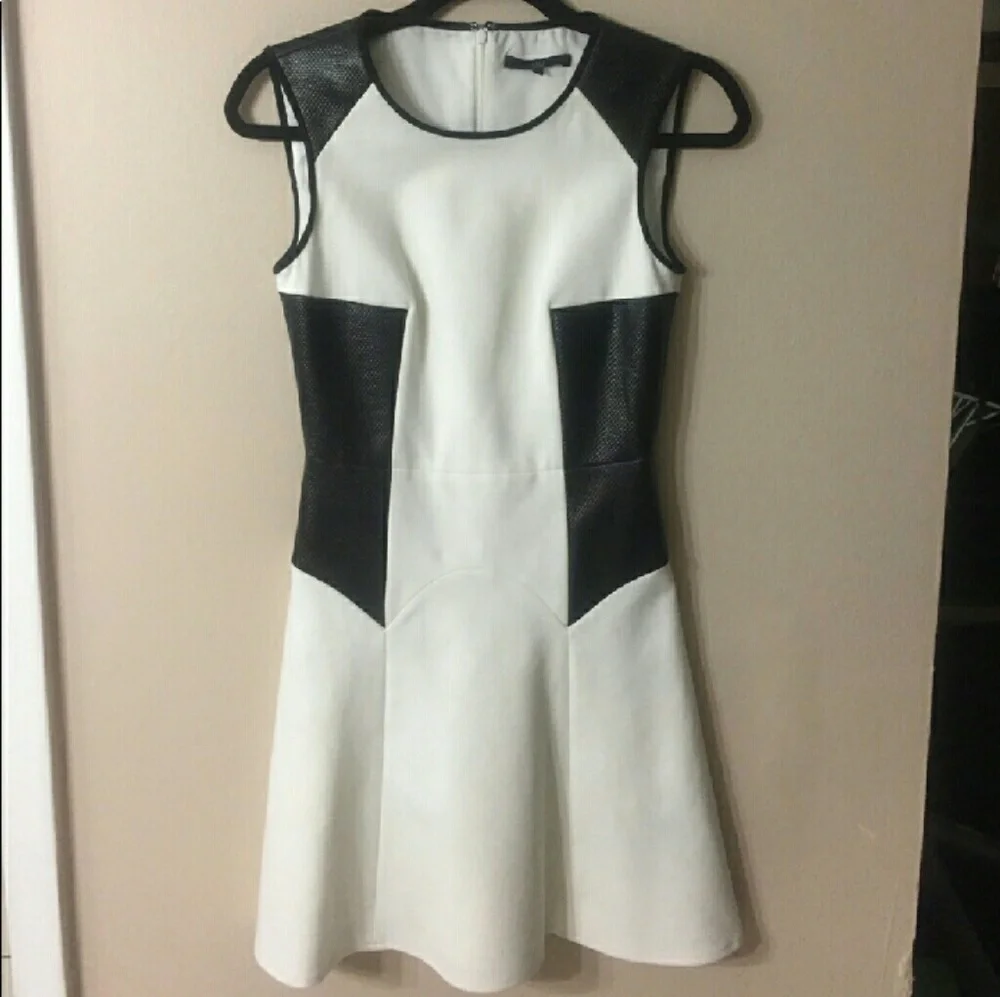 TIBI color blocked Ponte dress